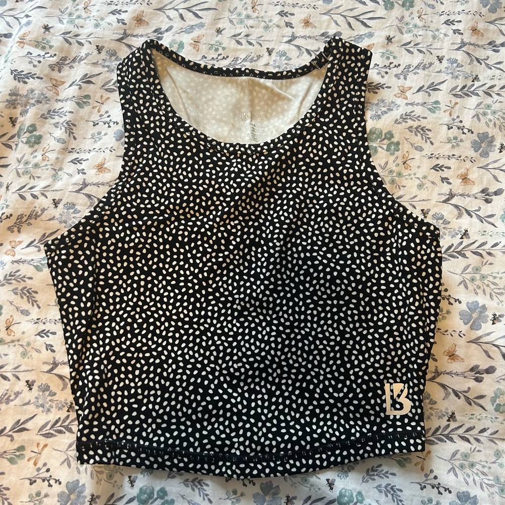 Printed BuffBunny cropped top